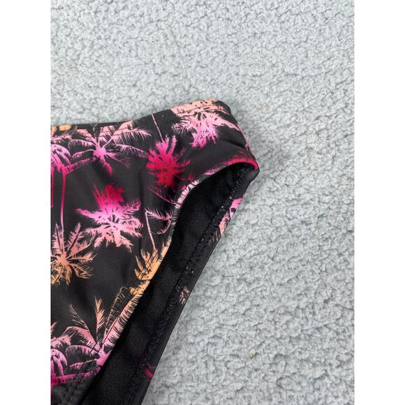 LA LA Swim Palm Tree Print Bikini Top & Bottom Size M - Picture 9 of 12